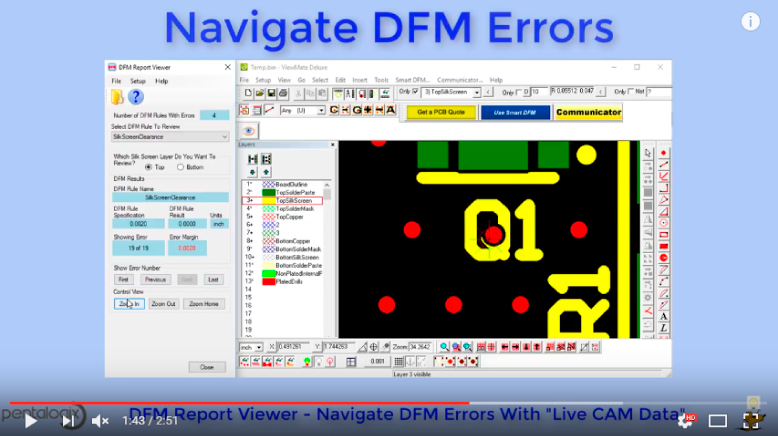 Dfm errors