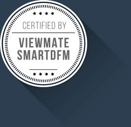 Certified by viewmate with shadow