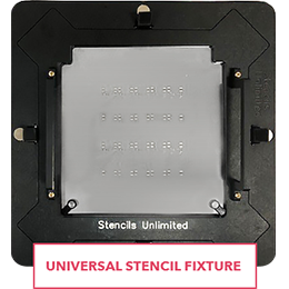 Universal fixture stencil