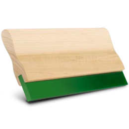 Natural Wood Handle with 90A Square Edge Squeegee Blade